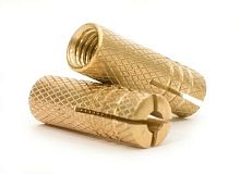 Анкер забивной латунный Fischer MSA M8 (6 шт) - пакет 141320 картинка